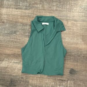 Babaton Contour V-Neck Collared Tank Top